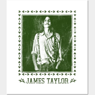 James Taylor / Retro 70s Style Fan Art Design Posters and Art